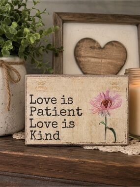 Love is Patient Love is Kind Decorative Box